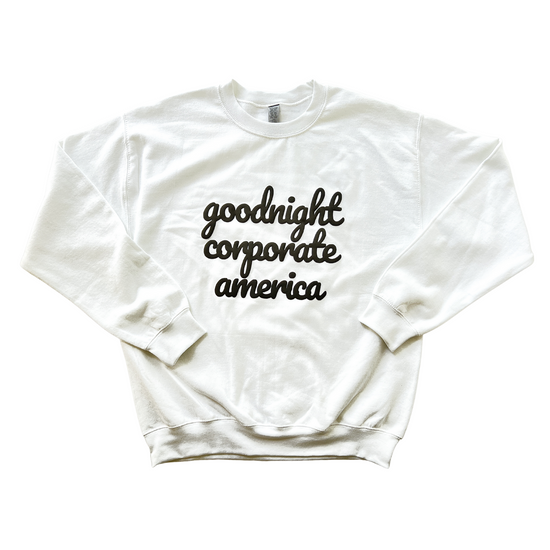 GNCA CLASSIC SCRIPT WHITE CREW